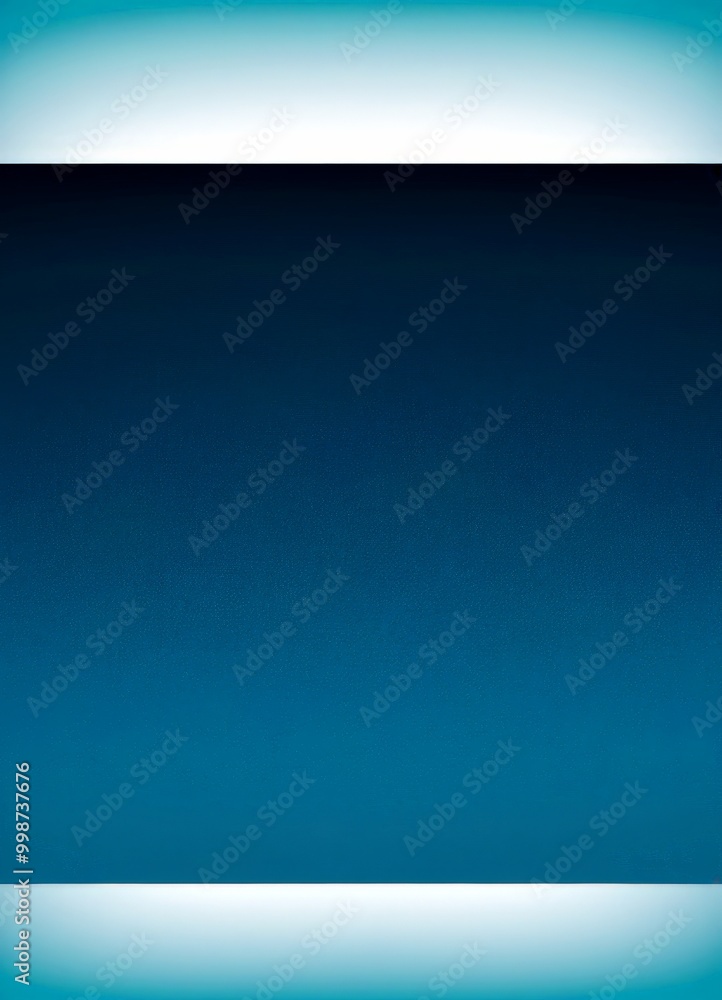 Poster a gradient background transitioning from a deep blue at the top to a lighter blue at the bottom, with a white horizontal line running across the center
