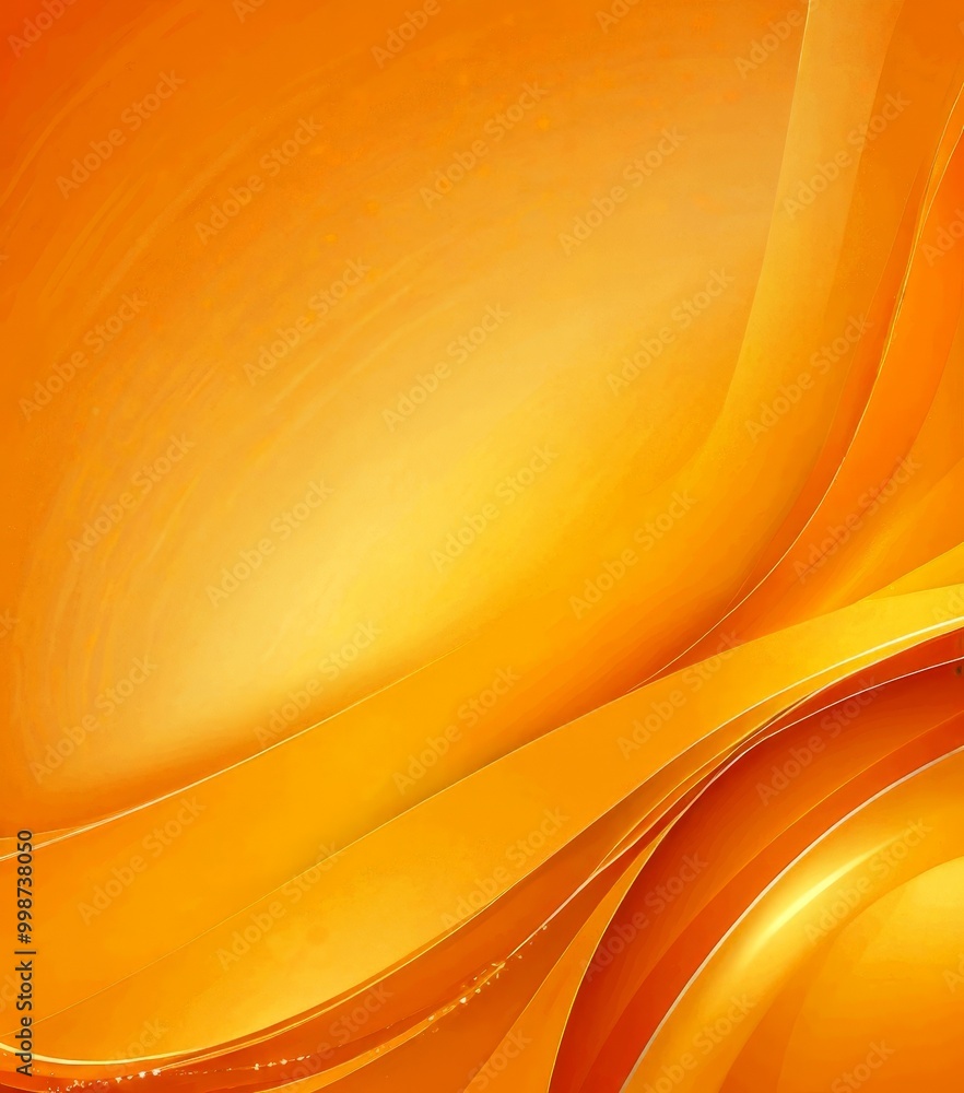 Leinwandbilder a vibrant abstract background with a gradient of warm orange and yellow hues, creating a dynamic and visually striking composition