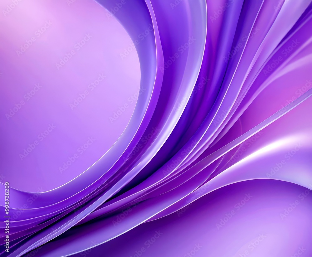 Poster a purple abstract background with curved lines and a gradient effect, creating a visually striking a