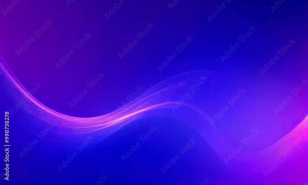 Poster a gradient background transitioning from a deep purple at the top to a lighter shade at the bottom, creating a sense of depth and movement