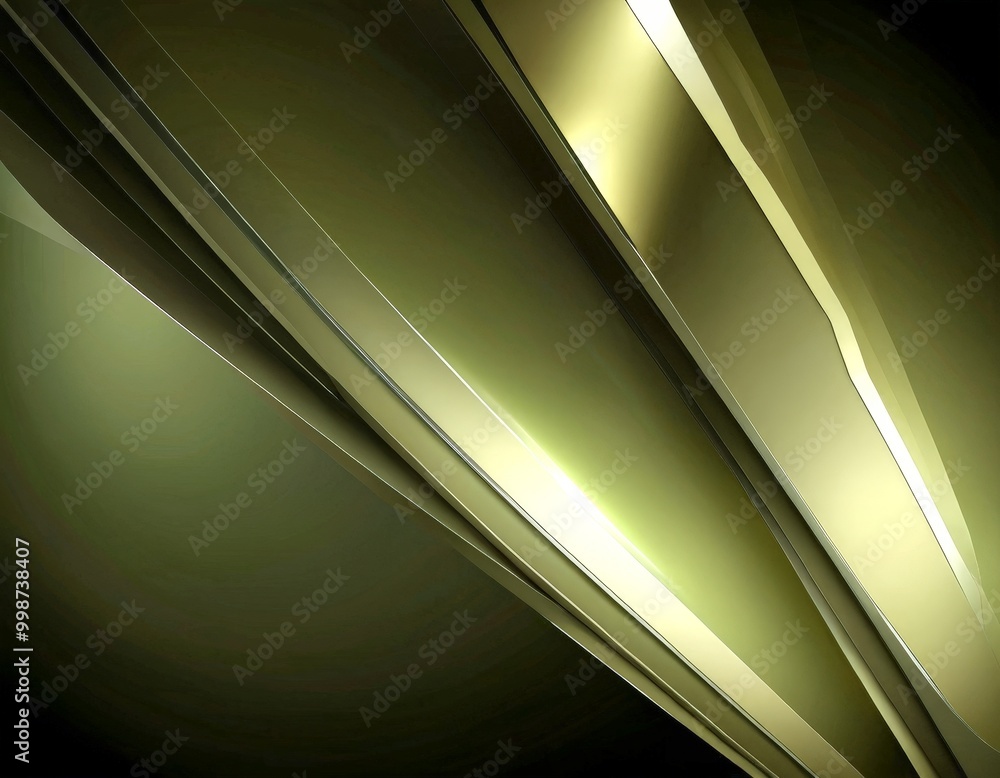 Leinwandbilder a dark green abstract background with diagonal lines and a subtle gradient effect, creating a sense of depth and movement