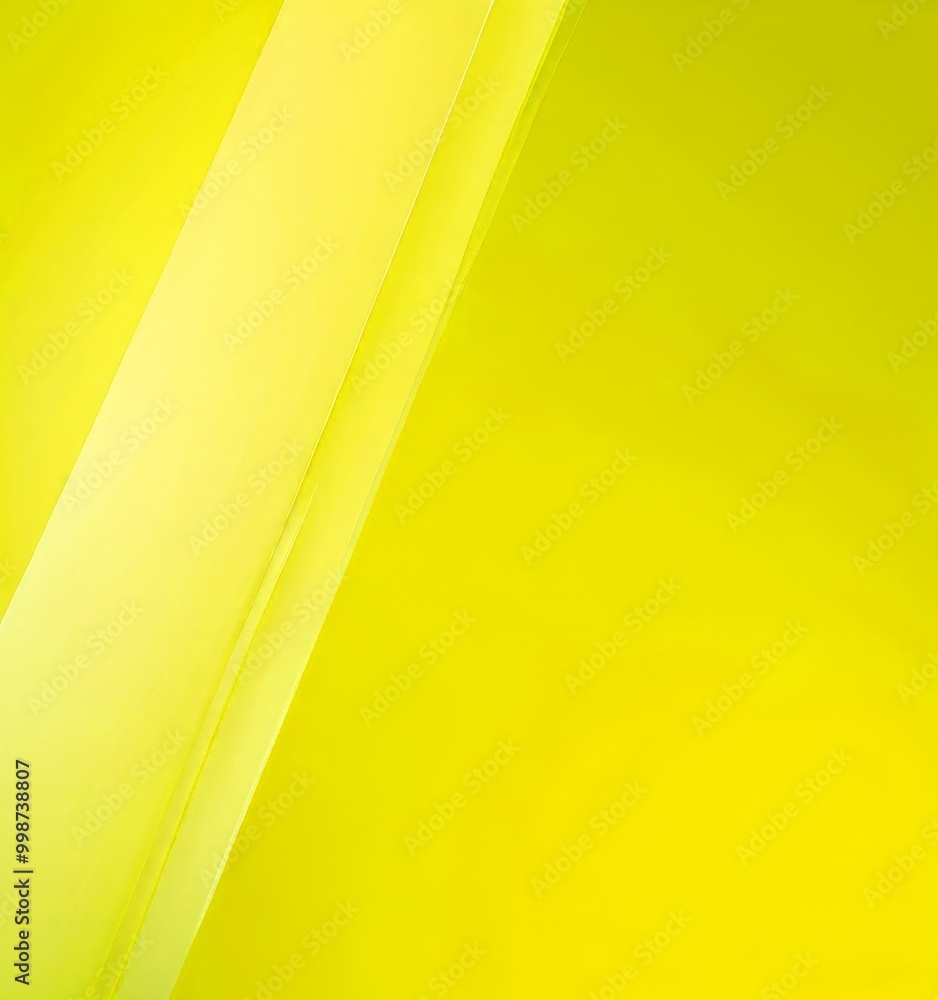 Poster a vibrant yellow background with a diagonal line running across it, creating a sense of movement and