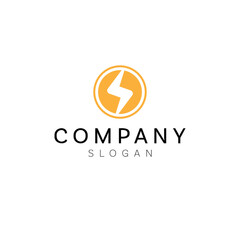 electricity logo template vector design