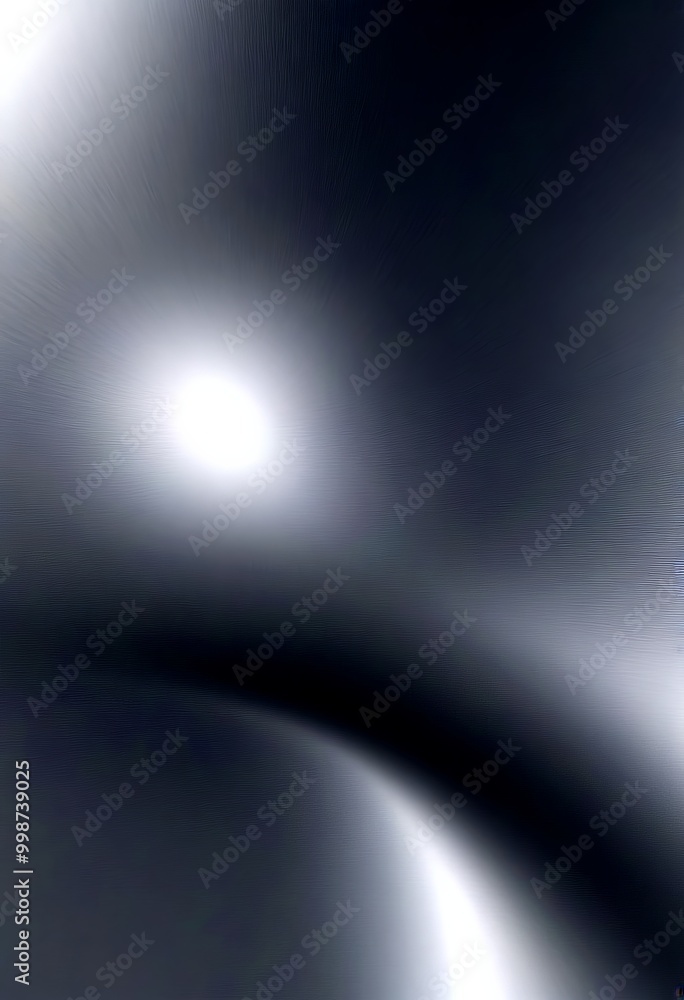 Poster a blurred, abstract representation curved line, with a gradient of gray tones transitioning from a darker shade at the top to a lighter one at the bottom