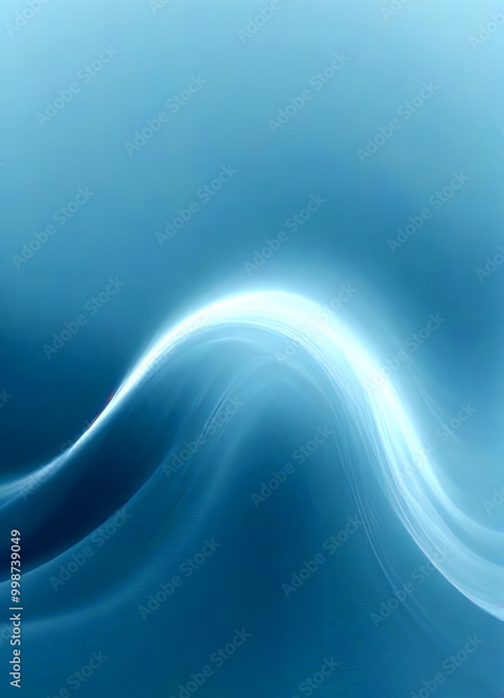 Poster a gradient of blue hues, transitioning from a darker shade at the top to a lighter one at the bottom The gradient is smooth and continuous, creating a sense of fluidity