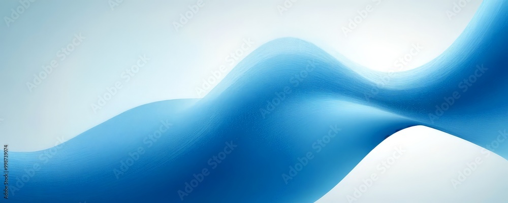 Aufkleber a gradient of blue hues, transitioning from a lighter shade at the top to a darker one at the bottom The gradient is smooth and continuous, creating a sense of fluidity