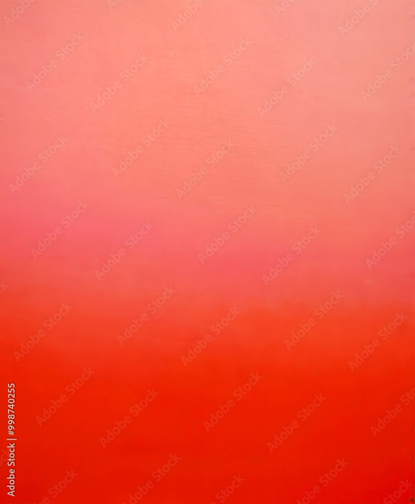 Poster a gradient of pink and orange, transitioning from a deep pink at the top to a lighter orange at the 