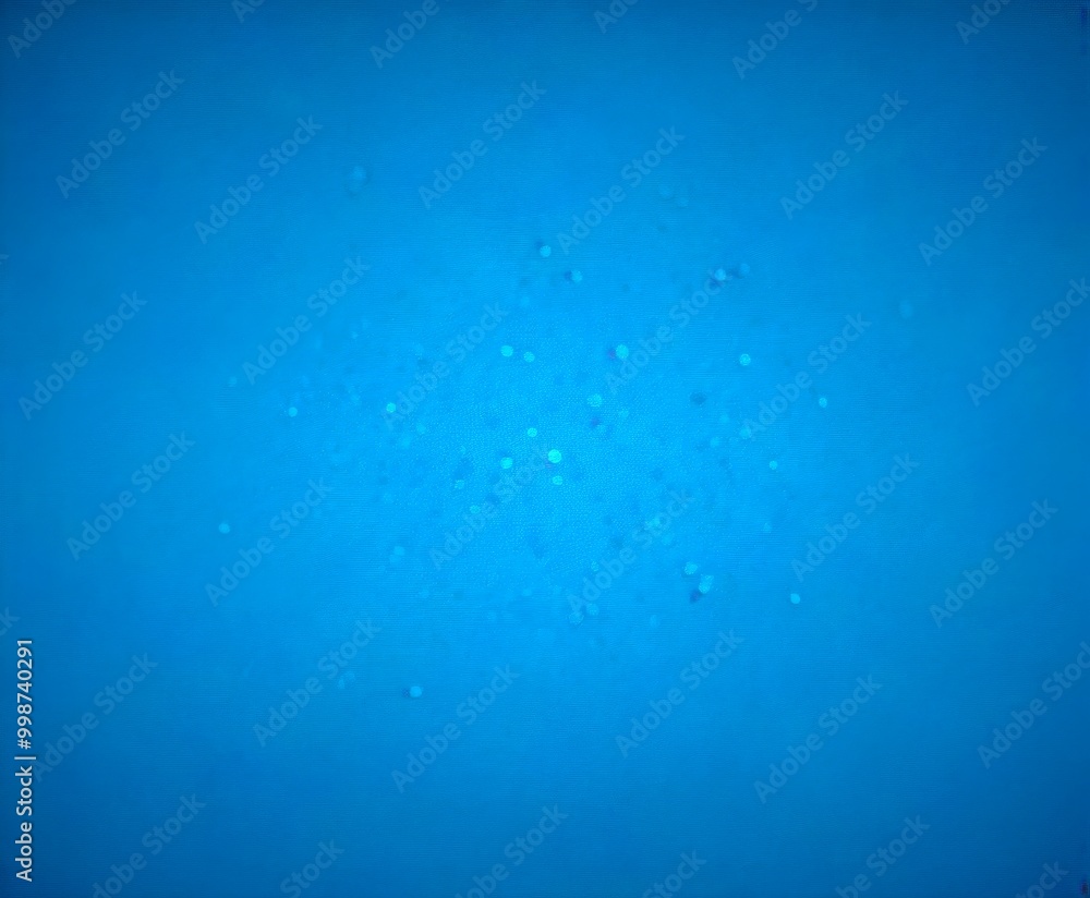 Poster a gradient background transitioning from a deep blue at the top to a lighter shade at the bottom, with small circular dots scattered throughout the center