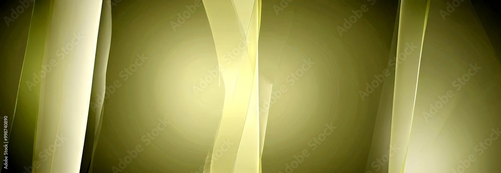Poster a gradient background with vertical lines of varying shades of green, creating a sense of depth and movement