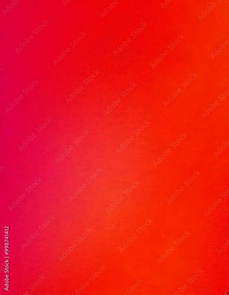 Poster a gradient background transitioning from a deep red at the top to a lighter orange at the bottom.