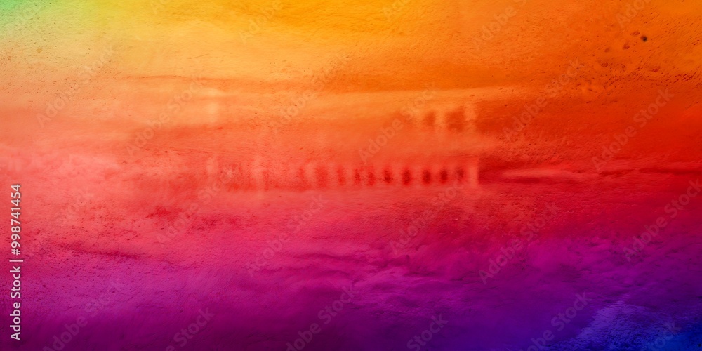 Poster a gradient background with a blend of warm and cool colors, creating a visually appealing and dynamic composition