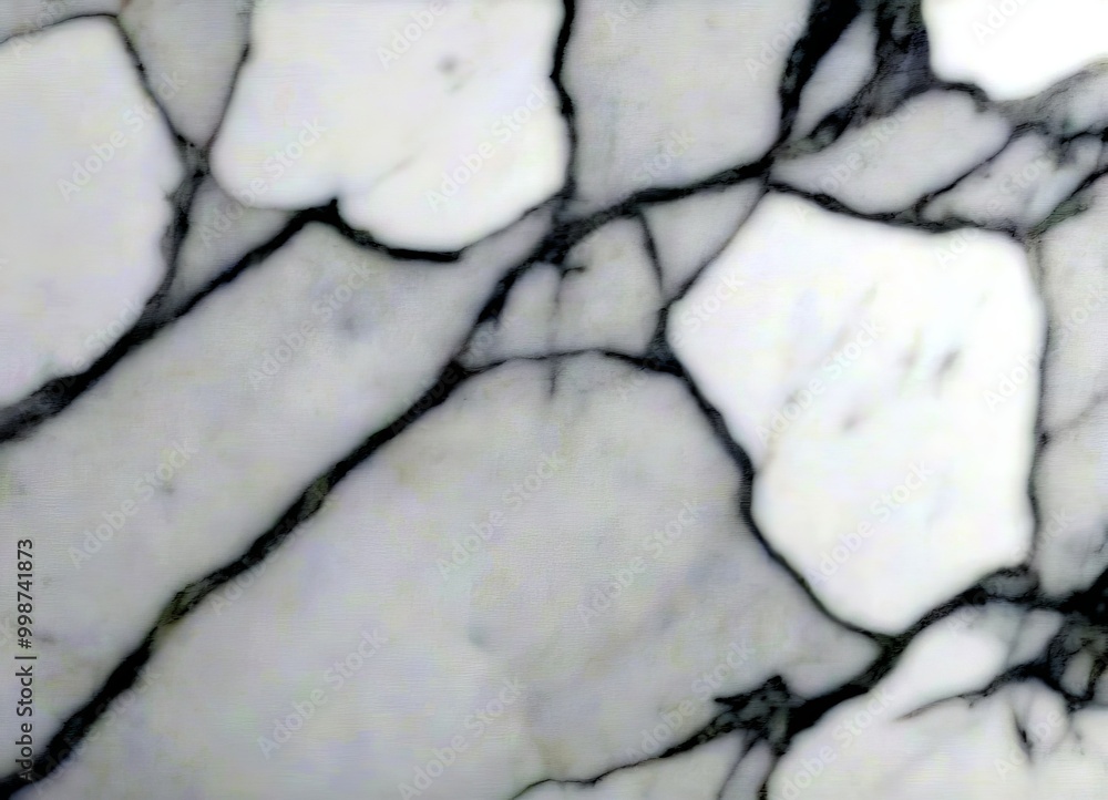 Poster marble texture with visible cracks and lines, creating a sense of depth and complexity