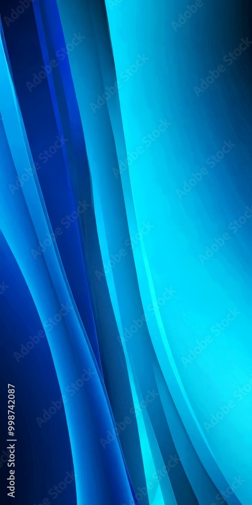 Poster a gradient of blue hues, transitioning from a deep navy at the top to a lighter shade at the bottom The gradient is composed of vertical lines, creating a sense of depth