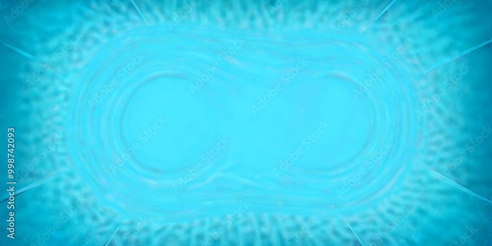 Fototapete a blue-green abstract background with a radial pattern of concentric circles and lines, creating a sense of depth and movement