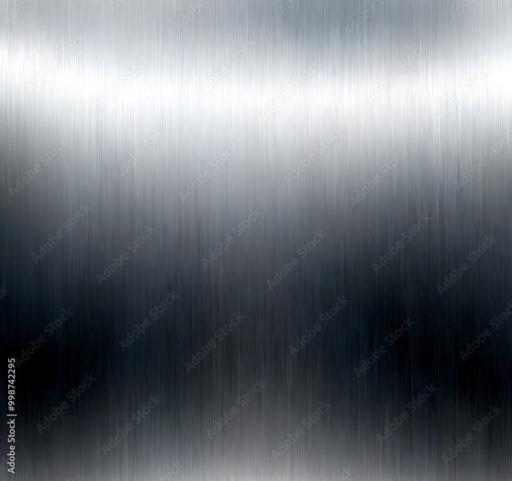 Aufkleber a close-up view metallic surface with a smooth, shiny texture The color palette is dominated by shades of gray and black, creating a uniform and monochromatic appearance