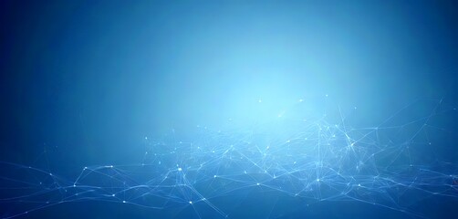 a digital illustration network of interconnected lines and dots, creating a sense of depth and complexity The lines and dots are arranged in a way