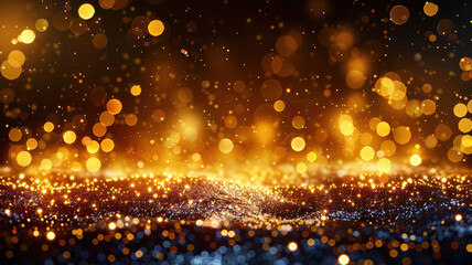 Obraz premium Gold Lights with Soft Focus