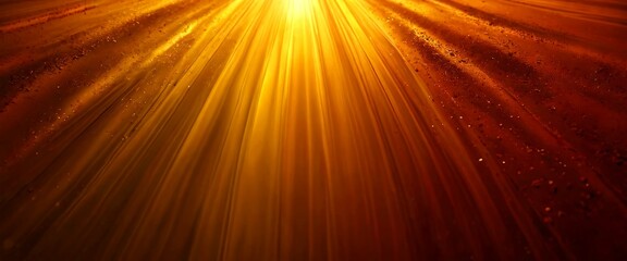 Obraz premium a radiant, abstract pattern of light and shadow, with rays of light emanating from the top left corner and creating a sense of depth and dimension