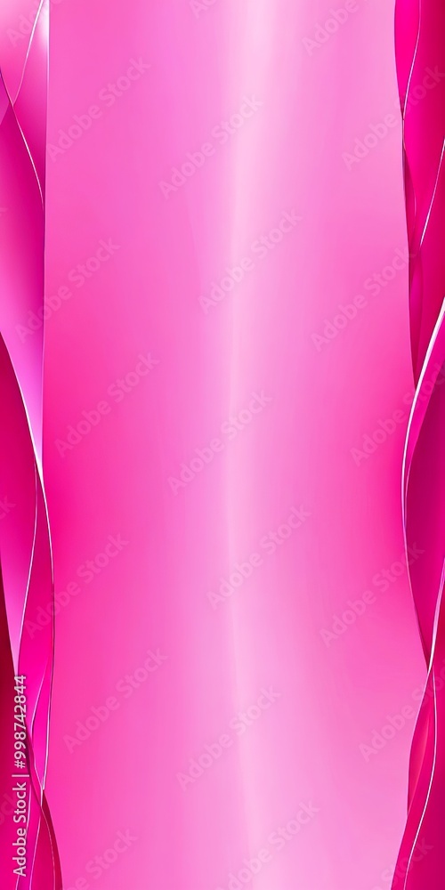 Aufkleber a pink gradient background with a subtle gradient effect, and two curved lines on the left side, one on the left and one on the right, creating a sense of movement and dynamism