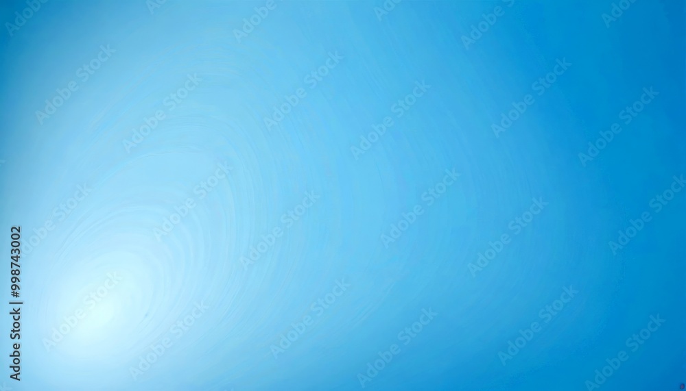Poster a gradient background transitioning from a lighter shade of blue at the top to a darker shade at the bottom, creating a sense of depth and movement
