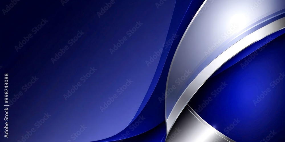 Poster a gradient background transitioning from deep blue at the top to lighter blue at the bottom, with a 