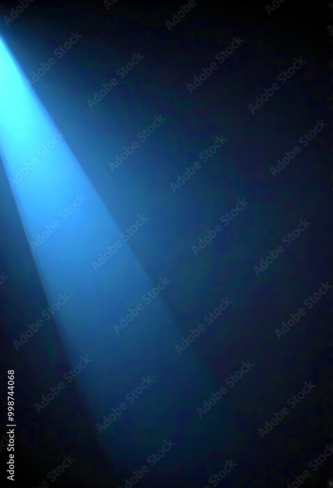 Poster a spotlight shines on a dark background, casting a dramatic shadow and highlighting the contrast bet