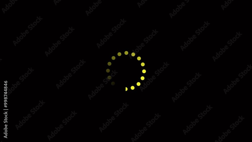 Poster circle loading animation. progress bar , waiting spinning , loading concept. motion graphic and anim