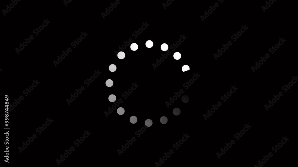 Poster circle loading animation. progress bar , waiting spinning , loading concept. motion graphic and anim