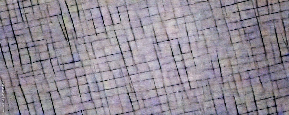 Poster a blurred, abstract pattern of intersecting lines and squares, creating a sense of movement and dynamism