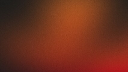 Noisy textured backdrop with an abstract gradient, blending orange, red, black, and grey for a dynamic banner or header design.