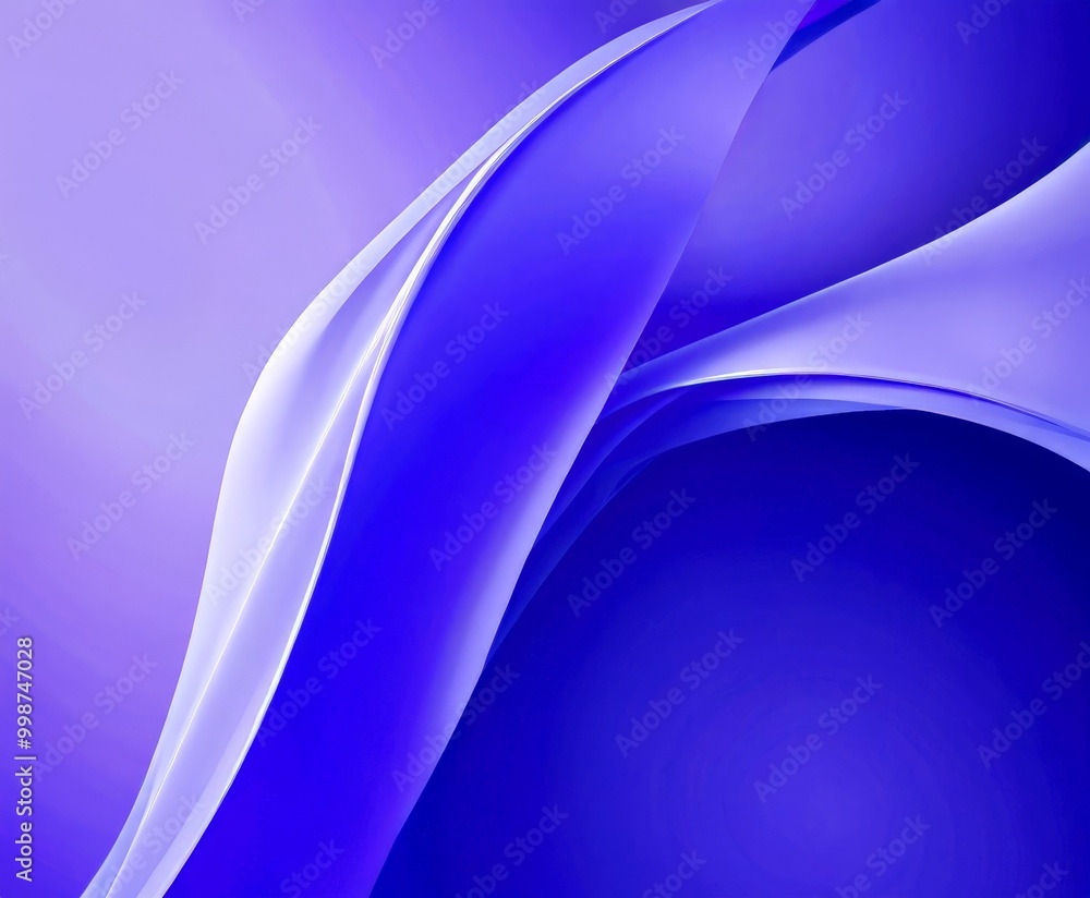 Poster a gradient of purple hues, transitioning from a deep purple at the top to a lighter shade at the bottom The gradient is composed of curved lines, creating a sense of movement