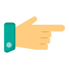 Pointer Hand Cursor clipart Illustration