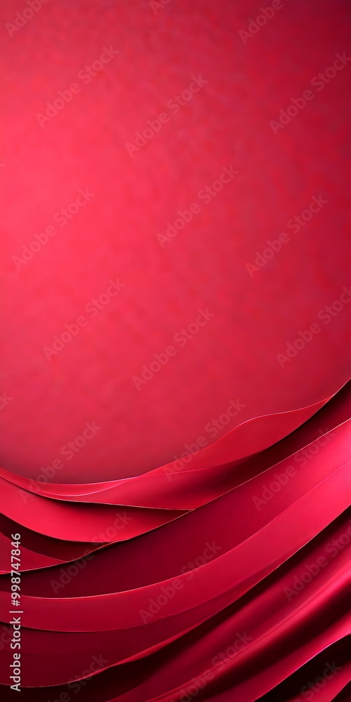 Fototapete a deep red background with a subtle gradient effect, creating a sense of depth and movement The text 