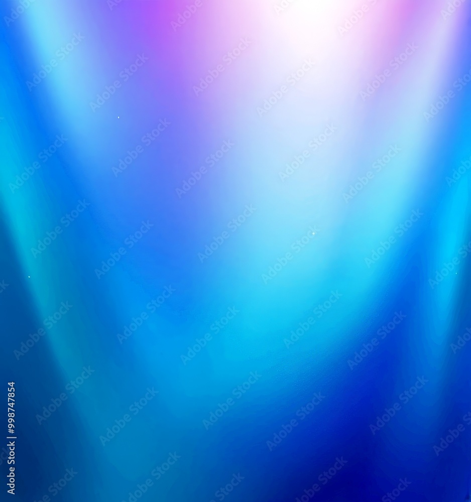 Poster a gradient background transitioning from deep blue at the top to lighter blue at the bottom, with a 