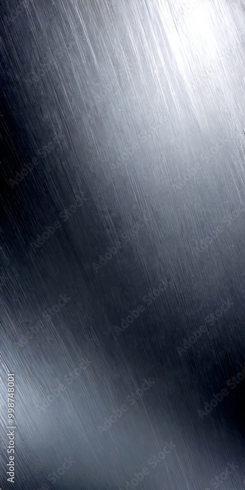 Aufkleber a close-up view metallic surface with a diagonal pattern of dark gray and white lines, creating a textured and reflective appearance