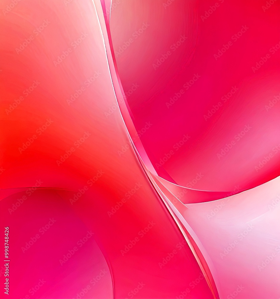 Poster a gradient of pink and white colors, with the pink hue transitioning from a deep, rich tone at the t
