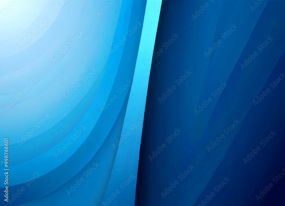 Poster a gradient background with blue and white colors, creating a visually appealing and calming effect