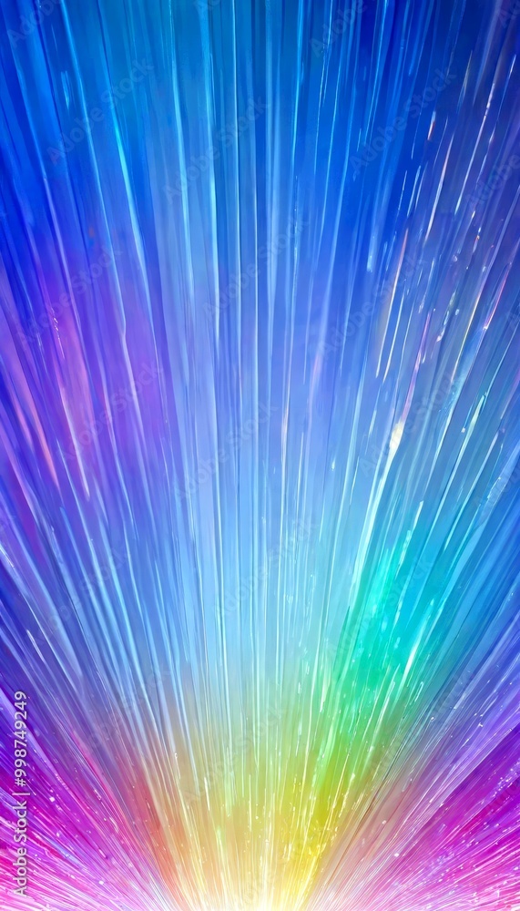Poster a vibrant, abstract background with a gradient of blue, purple, pink, and yellow colors the backgrou