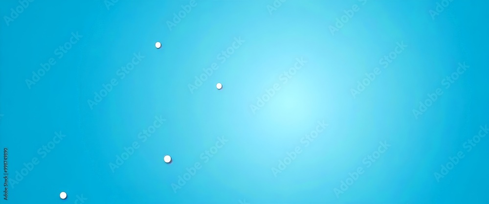 Aufkleber a gradient blue background with three white circles scattered across it, creating a sense of movement and dynamism
