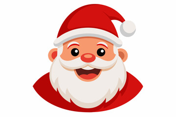 Christmas Santa vector color illustration