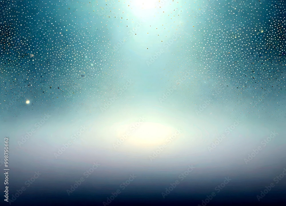 Aufkleber a serene, abstract scene with a gradient of blue and white hues the top half of dominated by a gradi