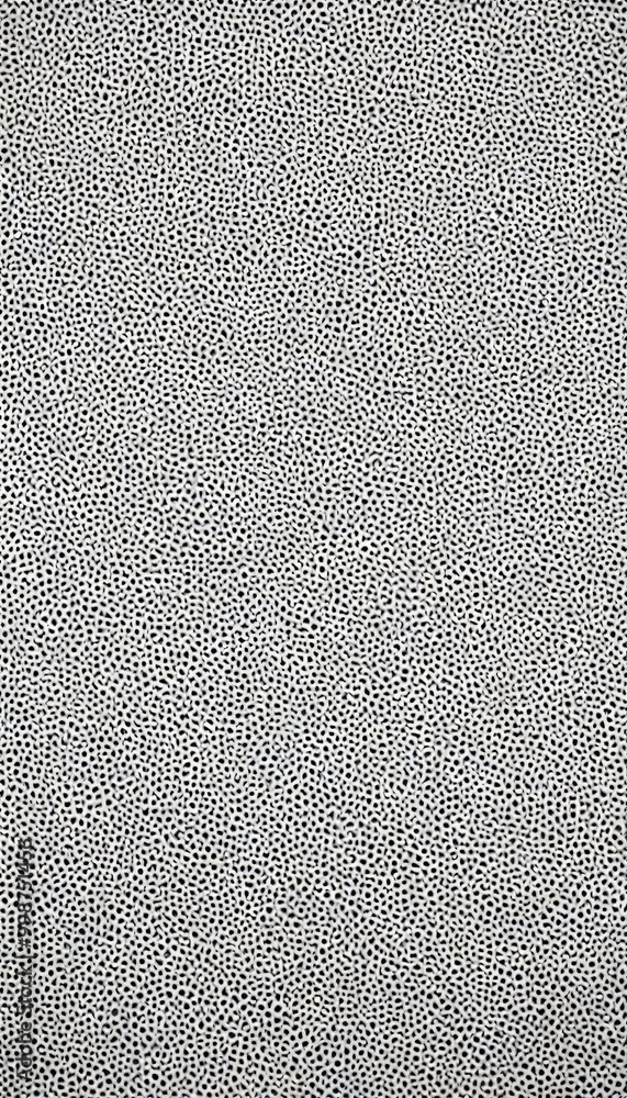 Aufkleber a close-up view textured fabric surface with a repeating pattern of small, irregularly shaped dots or spots in various shades of gray