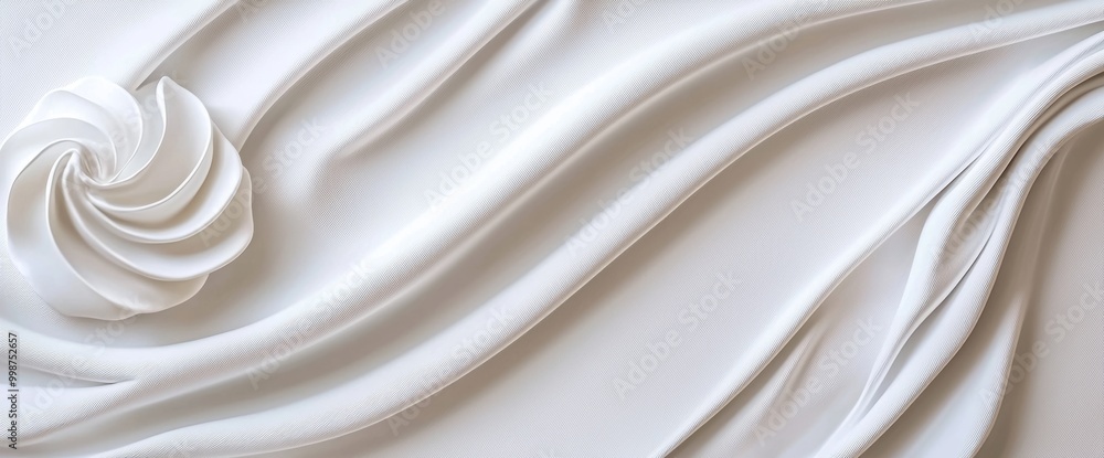 Poster the abstract white background pattern has a faint swirling circle pattern in a faint texture