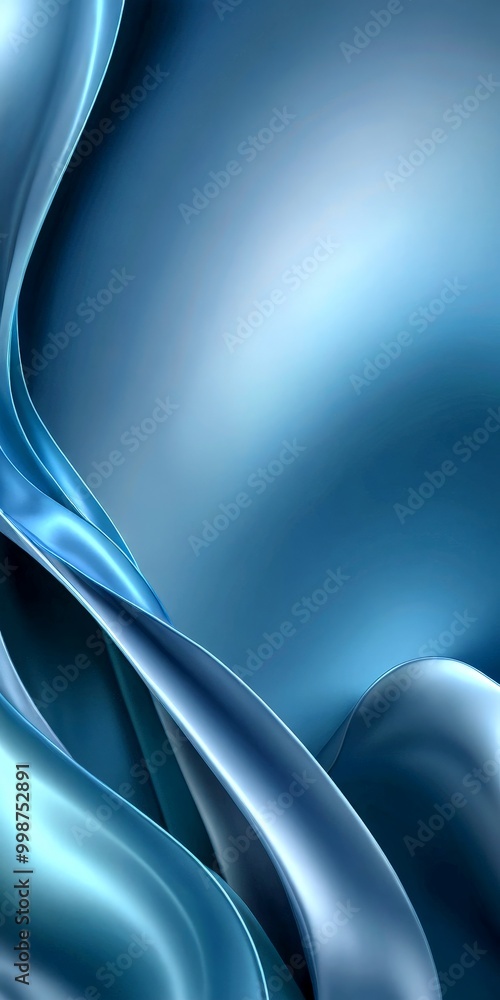 Aufkleber a gradient of blue hues, transitioning from a deep blue at the top to a lighter shade at the bottom The gradient is smooth and continuous, creating a sense of fluidity