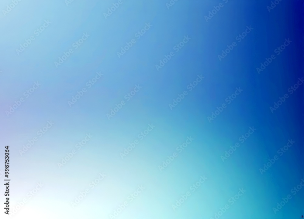 Poster a gradient background transitioning from a light blue at the top to a darker blue at the bottom, creating a serene and calming atmosphere