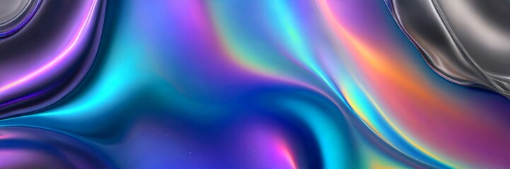 a vibrant abstract pattern with a gradient of blue, purple, and orange hues, creating a dynamic and visually striking composition