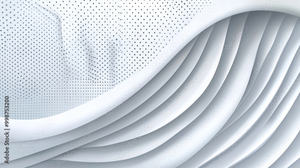 Poster background with dots white grey pattern gradient light texture. technology big data digital backgrou