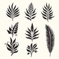Obraz premium Seamless Botanical Flower Pattern Stylish Floral Textile Background