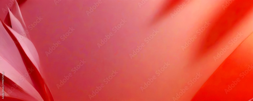 Aufkleber Abstract background with soft pink and peach hues, featuring curved lines and a gradient effect