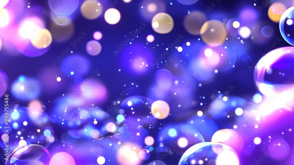 Poster background with abstract dots on a gradient texture.